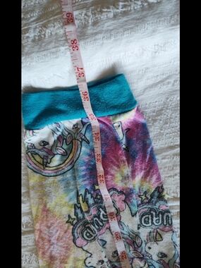 Top Drawer Unicorn Squad Tie Dye Joggers, Size Medium